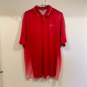 Nike Tiger Woods Collection Pink Fade Golf Polo Men’s size L